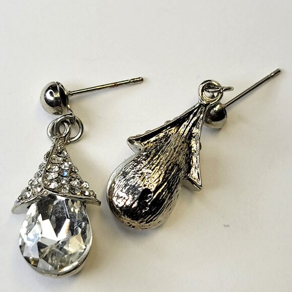 Mini Teardrop Crystal Earrings - Picture 6 of 10